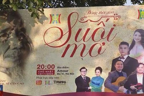 Tổng duyệt sẵn sàng cho đêm nhạc 'Suối Mơ'