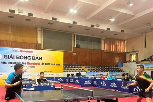 Giải bóng bàn tranh Cúp Báo Hànôịmới năm 2023: Vũ Mạnh Huy vô địch đơn nam nâng cao