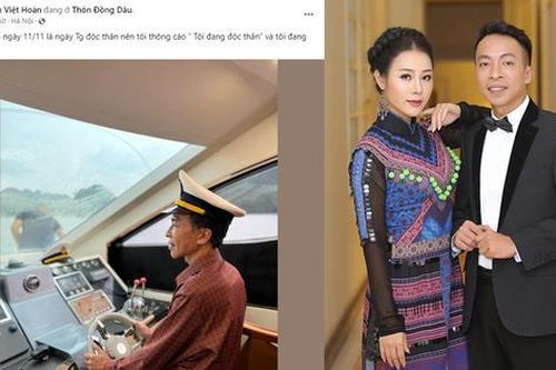 Ca sĩ Việt Hoàn bất ngờ thông báo ly hôn bà xã kém 18 tuổi