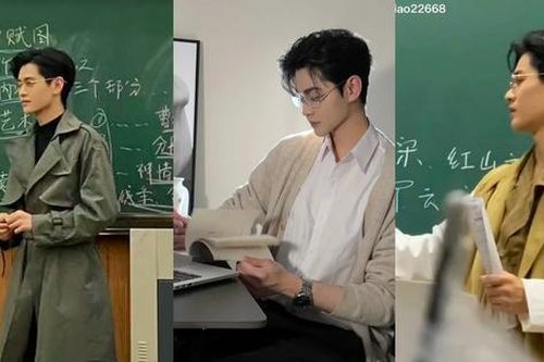 Thầy giáo xứ Trung sở hữu góc nghiêng cực phẩm, ngỡ đâu Nhậm Gia Luân đổi nghề