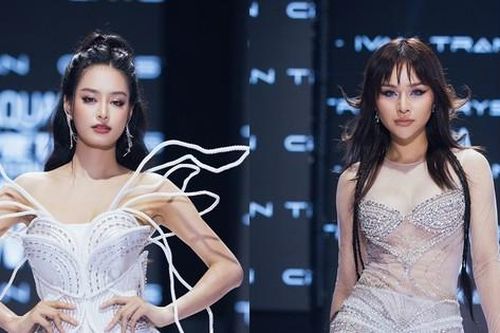 Quán quân The New Mentor Lê Thu Trang lần đầu làm vedette show thời trang