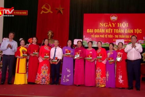 Tưng bừng Ngày hội Đại đoàn kết toàn dân tộc tại Tổ dân phố Tế Tiêu