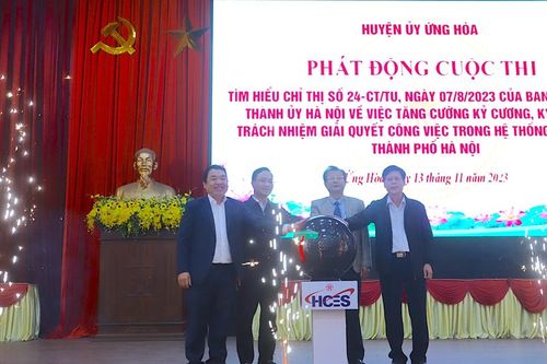 Ứng Hòa: Phát động cuộc thi tìm hiểu Chỉ thị 24 – CT/TU