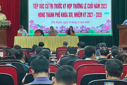 Cử tri Phú Xuyên đề nghị tăng đầu tư xây dựng đường giao thông