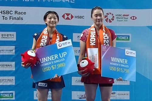 Thần đồng cầu lông kém Thùy Linh hơn 50 bậc suýt tạo địa chấn ở Korea Masters 2023