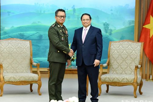 Thủ tướng Phạm Minh Chính tiếp Phó Thủ tướng, Bộ trưởng Quốc phòng Campuchia