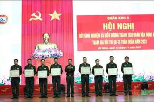 Quân khu 5 khen thưởng tập thể, cá nhân có thành tích xuất sắc tại Hội thi quân báo-trinh sát toàn quân năm 2023