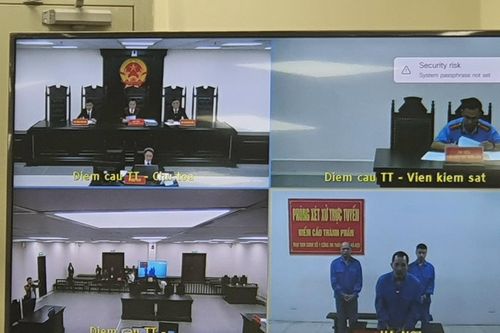 TAND huyện Hoài Đức xét xử trực tuyến 2 vụ án hình sự