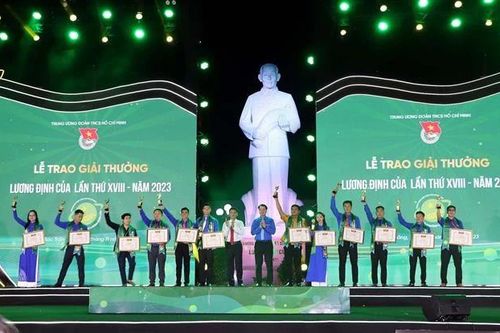 Trao Giải thưởng Lương Định Của cho 42 thanh niên xuất sắc về nông nghiệp