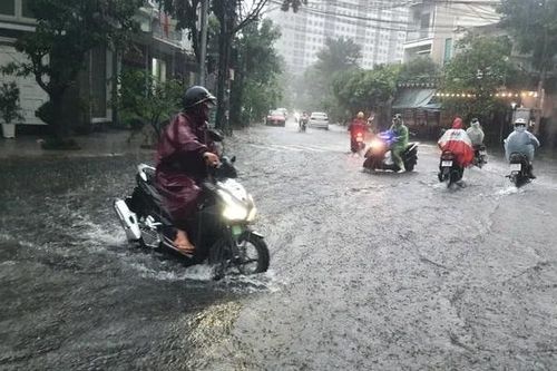 Thành phố Đà Nẵng thông báo cho học sinh, trẻ mầm non nghỉ học do mưa lớn