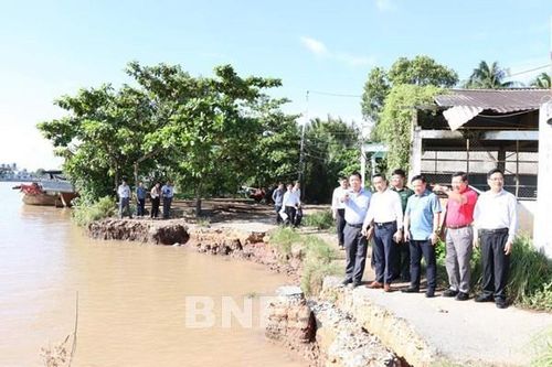 Bến Tre đầu tư khẩn cấp cho dự án kè chống sạt lở bờ sông Giao Hòa
