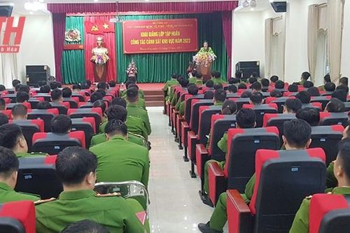 Tập huấn công tác cảnh sát khu vực năm 2023