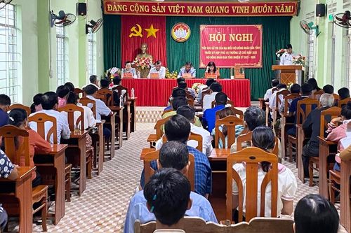 Đại biểu HĐND tỉnh Gia Lai tiếp xúc cử tri huyện Krông Pa