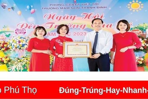 Trường Mầm non Thanh Đình: 40 năm trưởng thành, phát triển