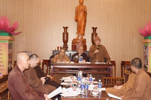 Quảng Nam: Ban Trị sự TP.Tam Kỳ họp phổ biến Quy chế Ban Quản trị cơ sở tự viện