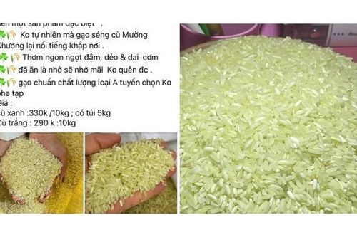 Chiêu trò biến gạo Séng Cù thành màu xanh