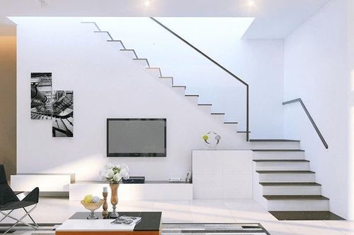 Mẫu phòng khách có cầu thang đẹp không nên bỏ qua