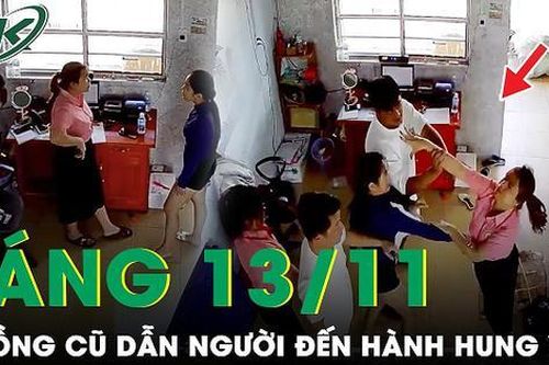 Sáng 13/11: Phẫn nộ clip chồng cũ dẫn người đến hành hung vợ trọng thương trước mặt con trai