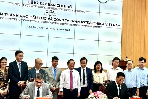Cần Thơ và AstraZeneca ký bản ghi nhớ trong lĩnh vực y tế