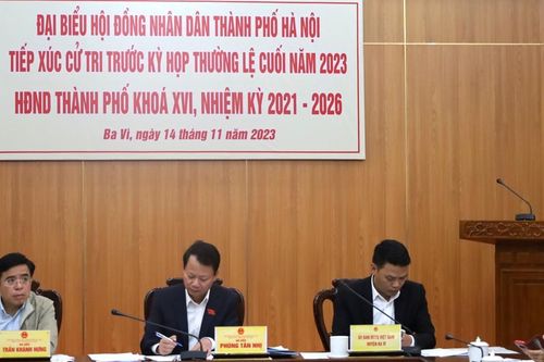 Cử tri Ba Vì phản ánh tuyến kênh tiêu Cổ Đô-Vạn Thắng sạt lở nghiêm trọng