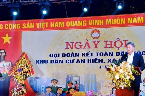 Tưng bừng ngày hội Đại đoàn kết toàn dân tộc ở thôn An Hiền