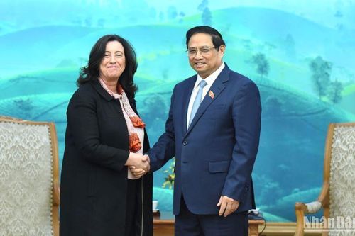 Thủ tướng Phạm Minh Chính tiếp bà Manuela Ferro, Phó Chủ tịch Ngân hàng Thế giới