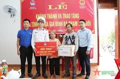 Tổng công ty Tân cảng Sài Gòn khánh thành, bàn giao 3 nhà tình nghĩa tại Hải Phòng