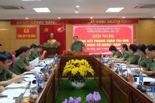 Khối thi đua Xây dựng lực lượng - Hậu cần - Trực thuộc Công an thành phố Đà Nẵng đạt nhiều thành tích quan trọng
