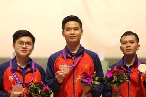 Bắn súng Việt Nam giành 9 huy chương vàng tại giải vô địch Đông Nam Á