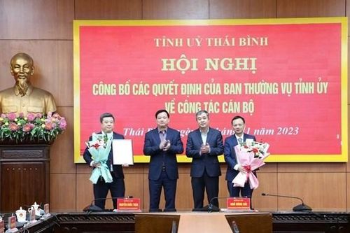 Thái Bình: Bổ nhiệm các cán bộ giữ các chức vụ lãnh đạo Văn phòng Tỉnh ủy
