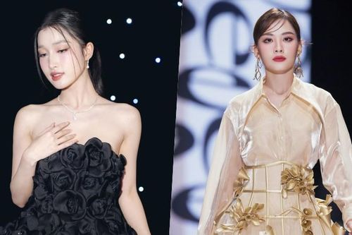 Hoa hậu Mai Phương, Á hậu Phương Nhi đọ trình catwalk