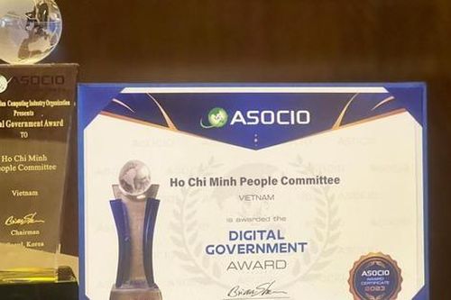 Thành phố Hồ Chí Minh đạt giải Chính quyền số xuất sắc ASOCIO 2023
