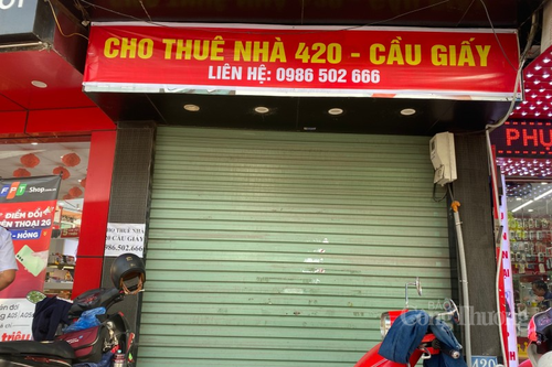 Cao điểm cuối năm, hàng quán thi nhau đóng cửa, cho thuê lại mặt bằng