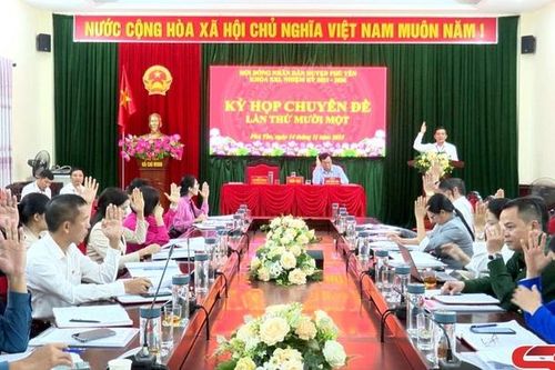 Kỳ họp chuyên đề thứ 11, HĐND huyện Phù Yên