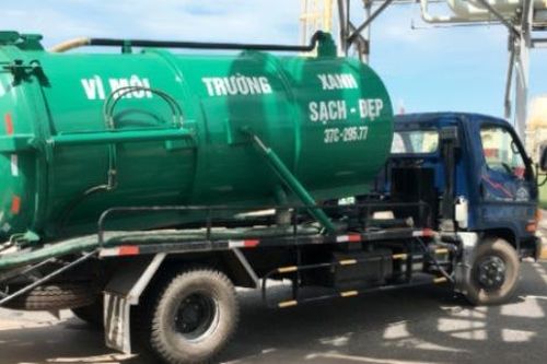 Hút bể phốt tại Hoài Đức giá rẻ, chất lượng - Bảo hành 3 năm