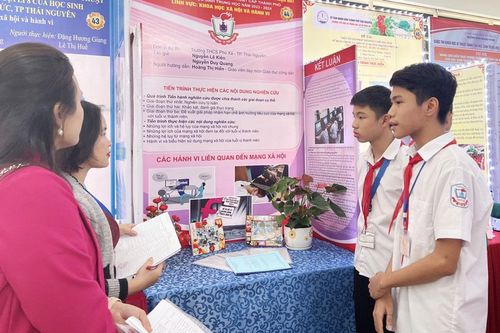 54 dự án tham gia Cuộc thi Khoa học kỹ thuật dành cho học sinh trung học
