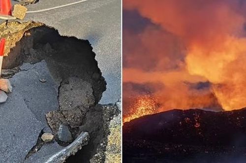 Vệt nứt đất cực lớn xuất hiện sau rung chấn, Iceland nín thở trước 'điềm báo' núi lửa phun