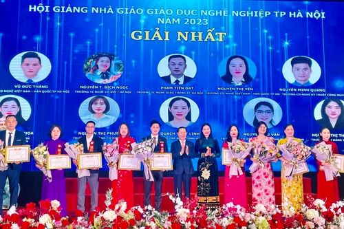 130 nhà giáo đạt giải Hội giảng Nhà giáo giáo dục nghề nghiệp TP Hà Nội