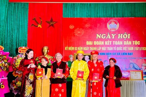Ứng Hòa: Sôi nổi Ngày hội Đại đoàn kết toàn dân tộc