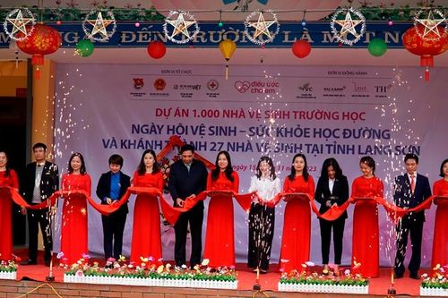 Khánh thành 27 công trình 'Nhà vệ sinh cho em' tại Lạng Sơn
