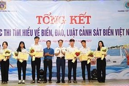 Vùng Cảnh sát biển 2 trao giải cuộc thi tìm hiểu về biển đảo, Luật Cảnh sát biển Việt Nam
