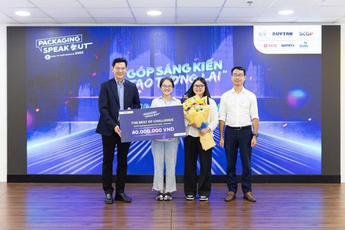 Sinh viên ĐH Kiến Trúc đạt giải nhất cuộc thi SCGP Packaging Speak Out 2023