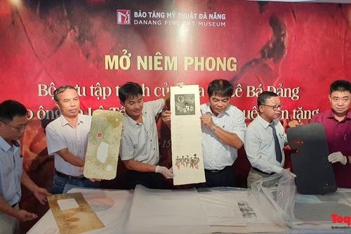 Đà Nẵng tiếp nhận bộ sưu tập tranh quý của danh họa Lê Bá Đảng