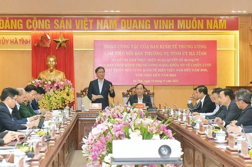 Đưa Hà Tĩnh trở thành tỉnh mạnh về biển, giàu từ biển