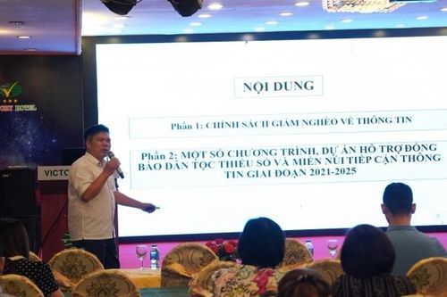Nâng cao kỹ năng, năng lực thực hiện chương trình giảm nghèo về thông tin cho các phóng viên, biên tập viên