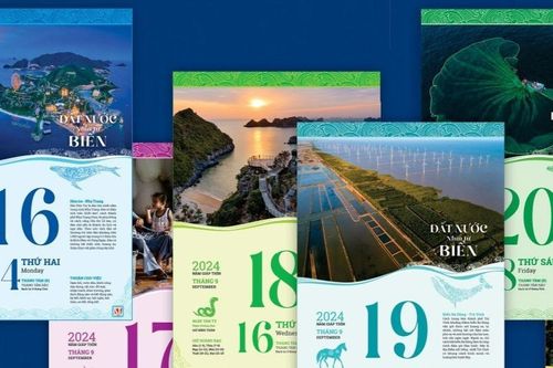 Thêm yêu Tổ quốc, văn hóa dân tộc qua những cuốn lịch