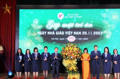 Học viện Tư pháp gặp mặt tri ân Ngày Nhà giáo Việt Nam