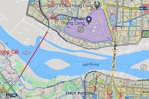 Hà Nội chuẩn bị xây cầu Thượng Cát bắc qua sông Hồng