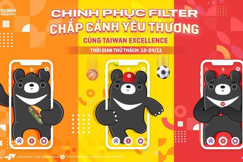 Tham gia 'chinh phục filter, chắp cánh yêu thương cùng Taiwan Excellence' ngay