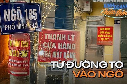 Nhiều hàng quán ở Hà Nội chấp nhận chuyển về ngõ nhỏ hoặc bán vỉa hè vì không đủ chi phí thuê nhà mặt phố
